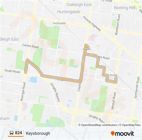 824 bus route|Route 824 .